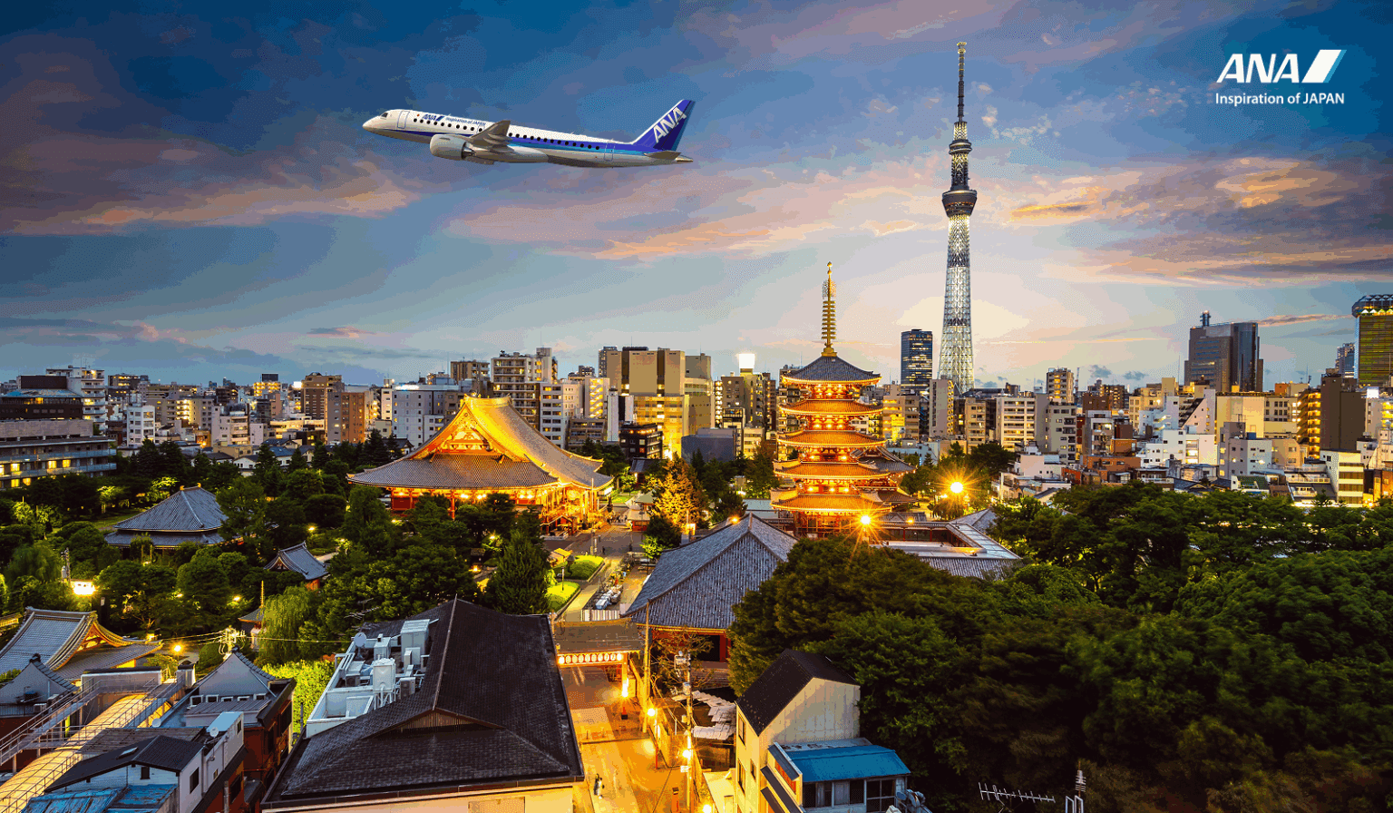 Přímé lety Vídeň – Tokio s 5* aerolinkami ANA od 23 790 Kč! (23 kg zavazadlo a termíny na celý rok)