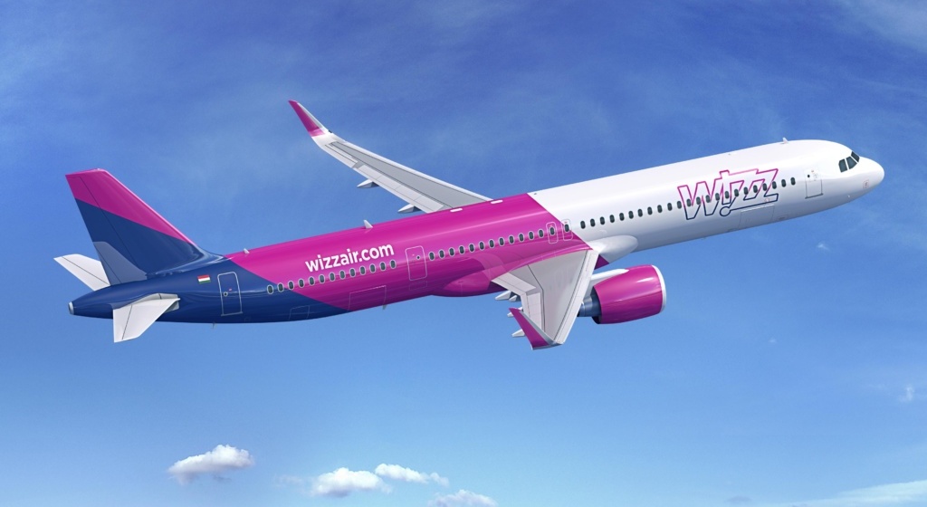 A321neo-WIZZAIR-1024x768 Letecká linka Bratislava – Košice začíná 21. listopadu 2025, 9× týdně! Letenky si již můžeš zakoupit u Pelikána